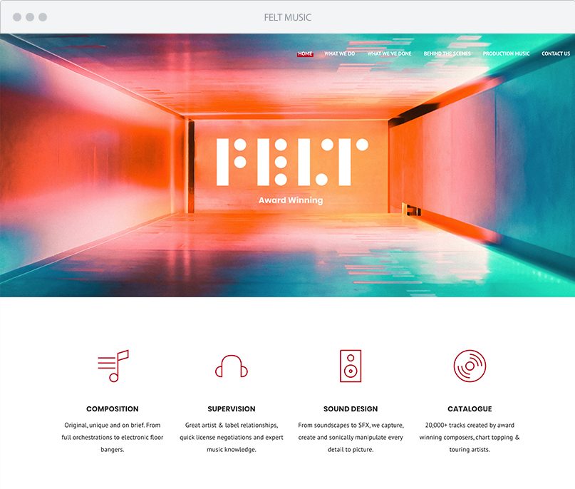 Case study image for Felt Music