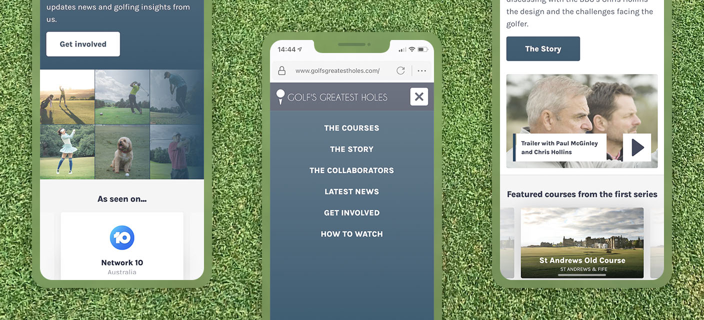 Case study image for Golf’s Greatest Holes