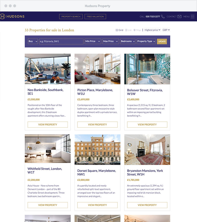 Case study image for Hudsons Property