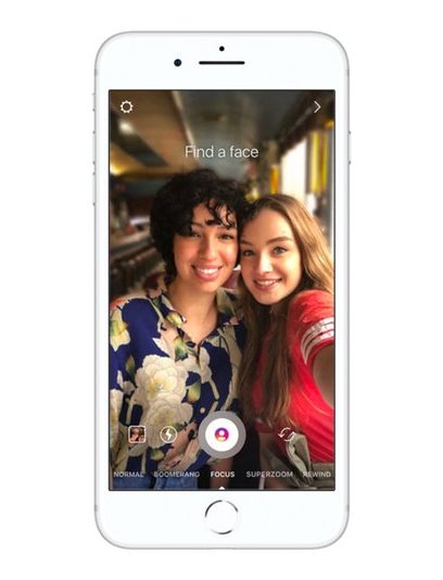 Portrait photo mode on iPhone