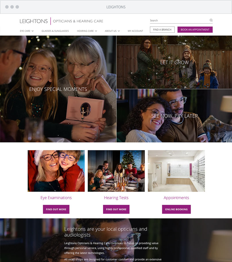 Case study image for Leightons
