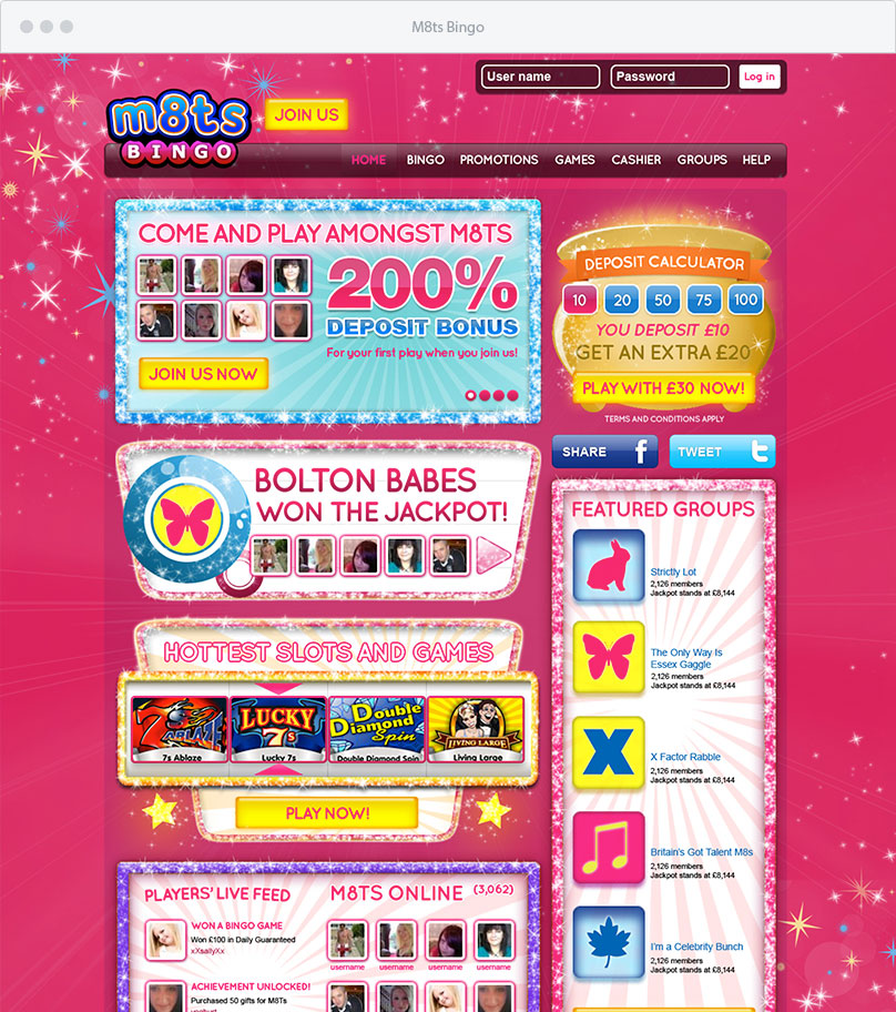 Case study image for M8ts Bingo
