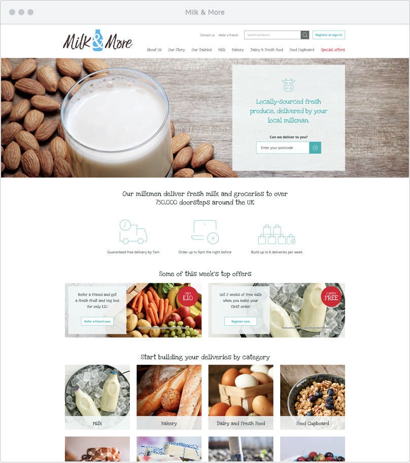 Case study image for Milk & More