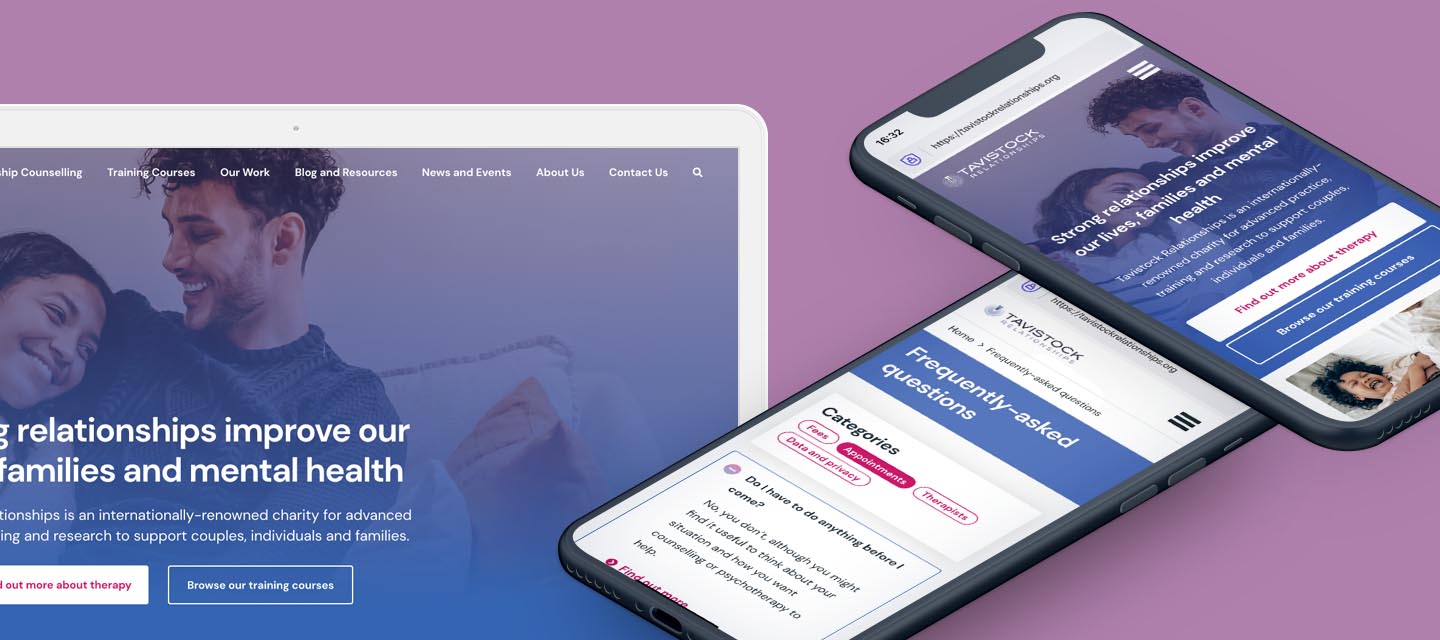 Case study image for Tavistock Relationships