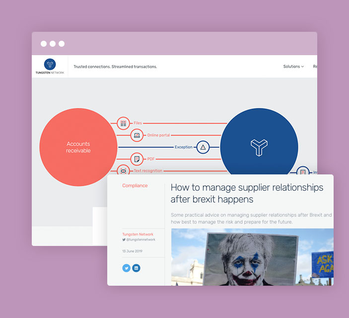 Case study image for Tungsten Network