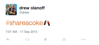 Emojii share a coke