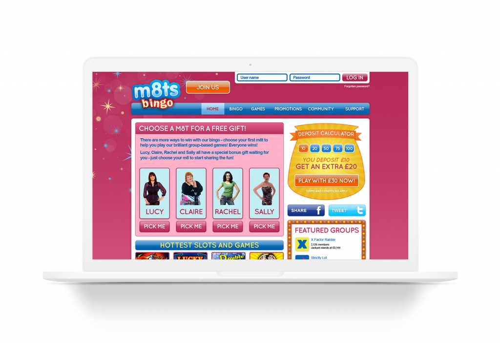 Case study image for M8ts Bingo