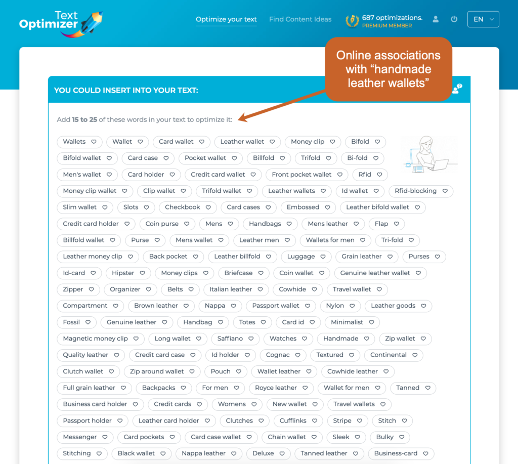 text optimiser