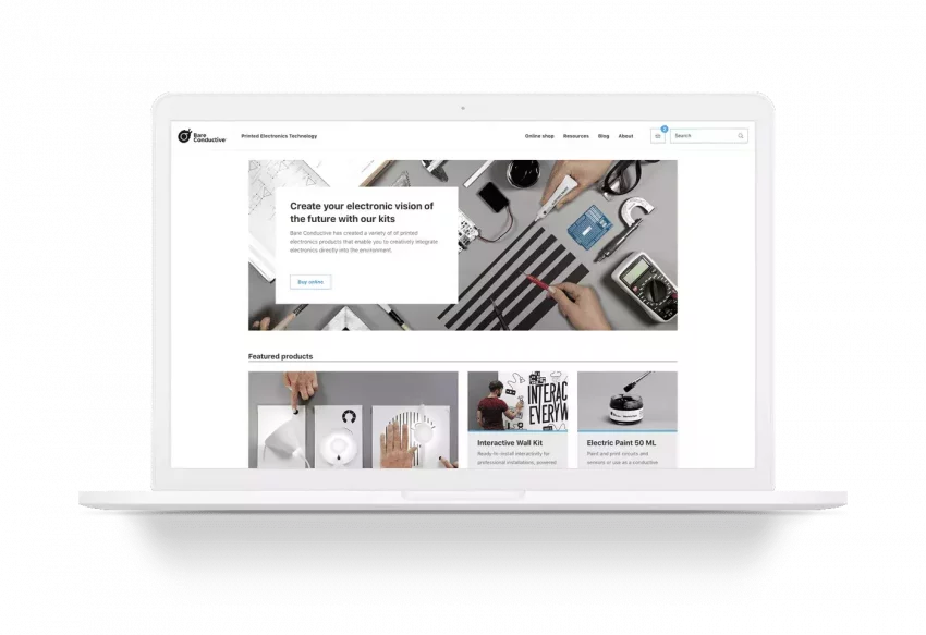 Case study featured image for Design and development of ecommerce websites